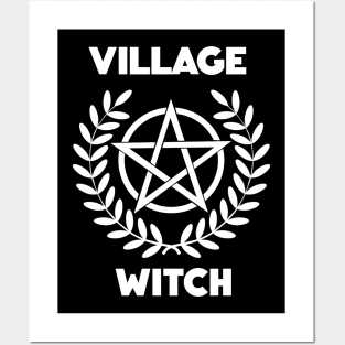 Village Witch Pentagram Posters and Art